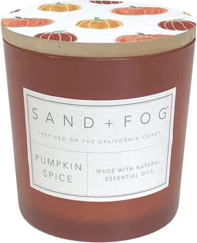 Miniatura 14 de Sand + Fog Vela aromática - Calabaza y Clavo – Fragancias y tamaños adicionales – Mecha 100% de algodón sin plomo - Velas de lujo en tarro