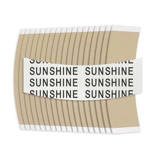 Miniatura 9 de Sunshine Tape Cinta de peluca premium 36 piezas Adhesivo transparente de doble cara (1 pulgada recta)