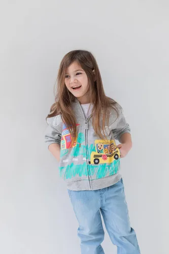 Miniatura 3 de CoComelon JJ - Sudadera con capucha de forro polar con cremallera y chip de sonido iTalk