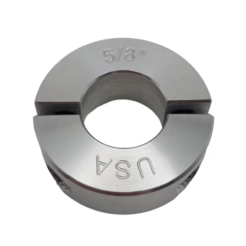 Miniatura 9 de Diámetro de orificio de 0.50 pulgadas - Abrazadera del collar de eje de dos piezas - Aluminio 2024 (paquete de 4)