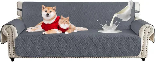 Miniatura 42 de XINEAGE Funda 100% impermeable para silla y sofá para mascotas, funda antideslizante para sofá, fundas lavables para silla, protector de muebles