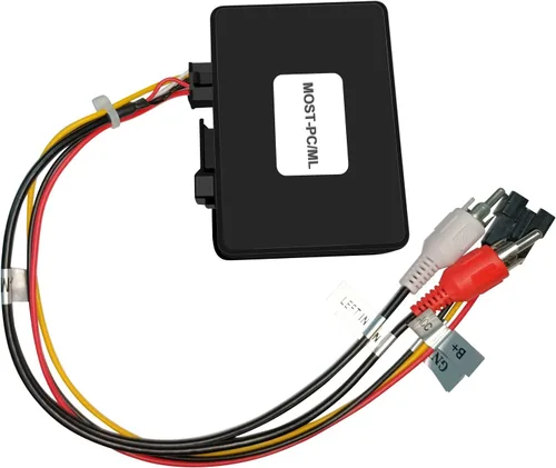 Decodificador de fibra para Mercedes, adaptador de caja óptica Most para Porsche 911 997 Macan Boxster Cayenne Cayman, convertidor amplificador Negro