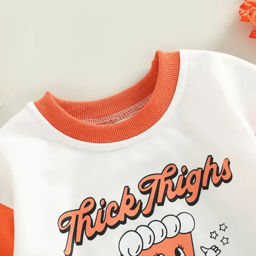 Miniatura 3 de Traje de Halloween para bebé, niña y niño, con parche de calabaza, sudadera con estampado de calabaza, mameluco, lindo suéter para recién nacidos