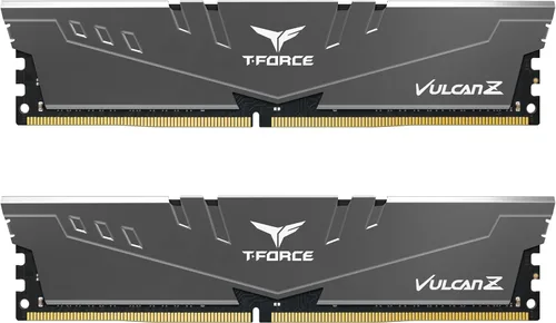 TEAMGROUP T-Force Vulcan Z DDR4 16GB Kit (2x8GB) 3200MHz (PC4-25600) CL16 Módulo de memoria de escritorio Ram (gris) - TLZGD416G3200HC16CDC01