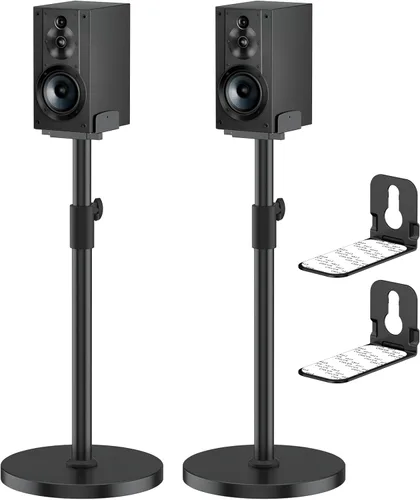 Par de soportes de altavoces de alta resistencia para soportes de altavoces Sony SS-CS5/SS-CS5M2/SS-CS8/SA-Z9R con soportes de barra de sonido,