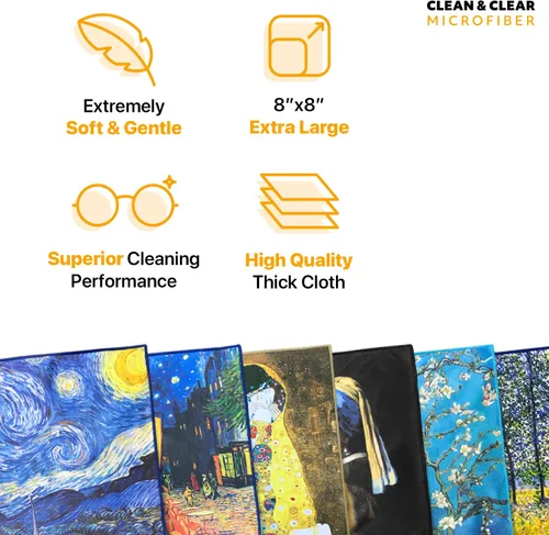 Miniatura 5 de Paquete grande de 5 paños de limpieza Clean & Clear Microfiber de calidad ultra premium