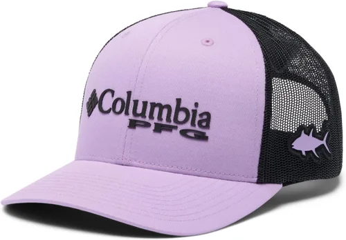 Miniatura 550 de Columbia - Gorra de malla con bandera con árboles unisex para adultos, corona alta
