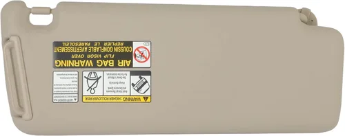 Miniatura 9 de Visera parasol beige para automóvil del lado izquierdo del conductor sin techo corredizo para Toyota para Highlander, montaje de repuesto