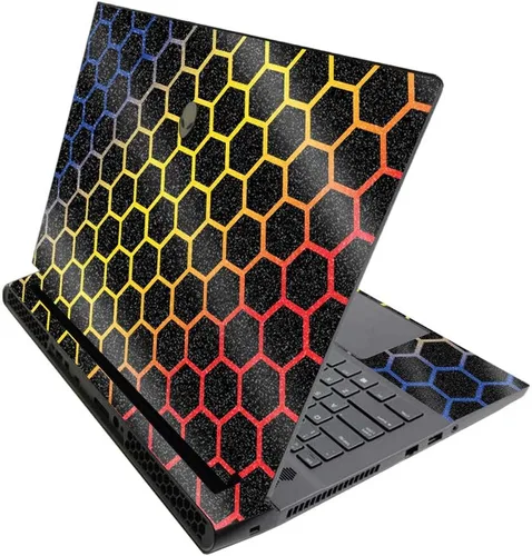 Miniatura 209 de MightySkins - Skin brillante con purpurina para Alienware M17 R3 (2020) y M17 R4 (2021) - Diversión de los años 90 Acabado duradero con purpurina