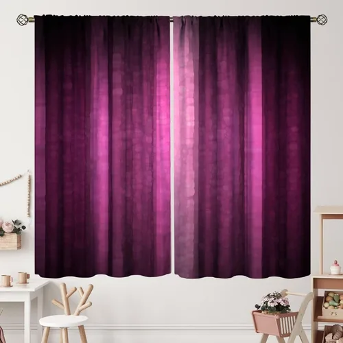 Miniatura 10 de Cortinas negras y grises con textura de vidrio fresco, abstracto, moderno, elegante, con bolsillo para barra, cortinas opacas para dormitorio, sala