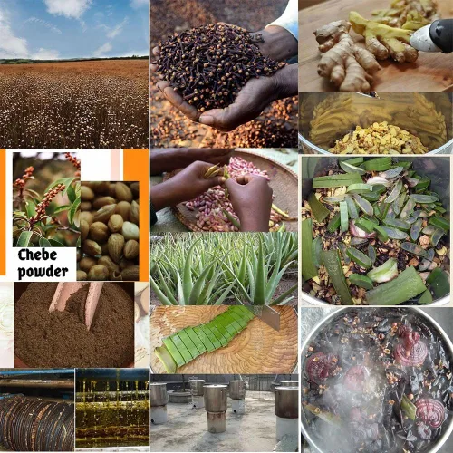 Miniatura 2 de Aceite de cuero cabelludo despertar de África Occidental: mezcla de hierbas con ricino y romero para un cabello rizado y rizado 3C a 4C de aspecto