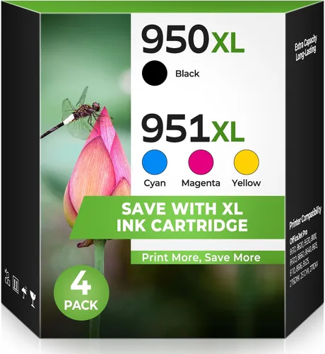 Cartuchos de tinta 950XL 951XL Office Jet Pro 8600 8610 8620 8630 Compatibles para HP 950XL 951XL Paquete Combo Compatible para Office Jet Pro 8600