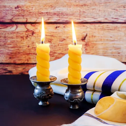 Miniatura 4 de DEYBBY Juego de 12 velas naturales de cera de abeja en espiral, pequeñas velas de cera de abeja orgánica sin goteo de 5 pulgadas, sin goteo