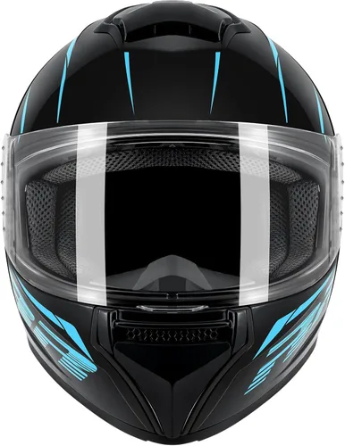 Miniatura 2 de Cascos de motocicleta de cara completa para adultos, casco de motocicleta para hombres y mujeres, aprobado por DOT con 2 viseras extraíbles