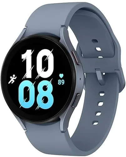 SAMSUNG Galaxy Watch 5 44mm LTE Smartwatch, Vidrio de Cristal Zafiro, GPS mejorado, Seguimiento del cuerpo, salud, fitness, sueño, versión EE. UU.,
