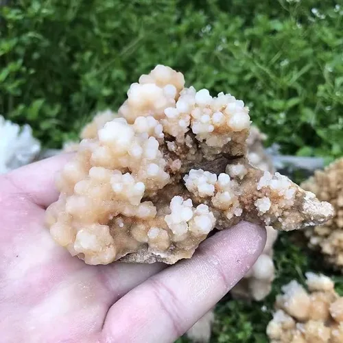 Miniatura 4 de Piedras de cristal de estalactita ásperas naturales en racimo de calcita mineral para curación, 1 unidad (3.53 oz-7.05 oz)
