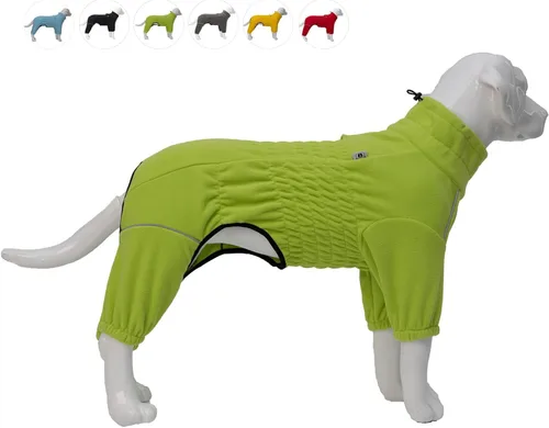 Miniatura 13 de Lovelonglong - Abrigo cálido para perro, chaqueta para perros pequeños, medianos y grandes con cierre de cremallera, abrigo de invierno de forro