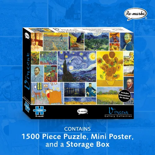 Miniatura 2 de Re-marks Vincent Van Gogh - Rompecabezas artístico de 1500 piezas para todas las edades