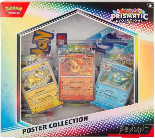 Pokémon TCG: Scarlet & Violet—Colección de Pósters de Prismatic Evolutions