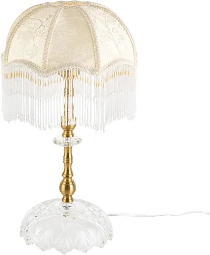 Miniatura 15 de Lámpara de Mesa, Lámpara de Mesita de Noche Tradicional, Lámpara de Escritorio, Lámpara Geométrica con Sombra para Sala de Estar, Dormitorio