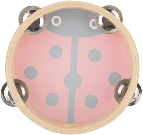 Miniatura 8 de Tambor de percusión de mano de madera de 5.9 in para niños, regalos de canciones de baile (1#)