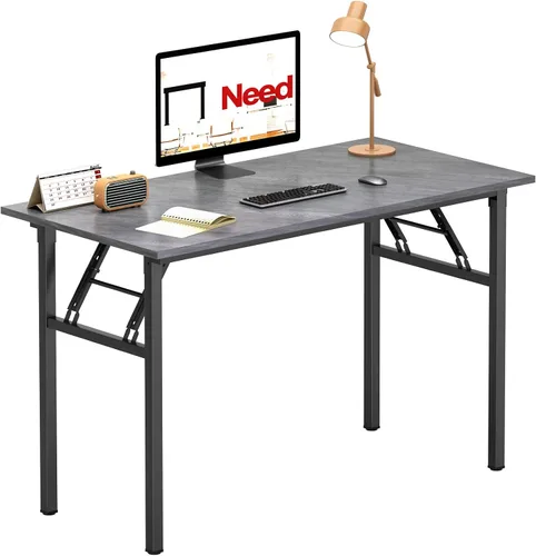 Miniatura 31 de Need AC5AW - Escritorio pequeño plegable, resistente y robusto para computadora, oficina en casa, dormitorios y espacios pequeños, no requiere Roble