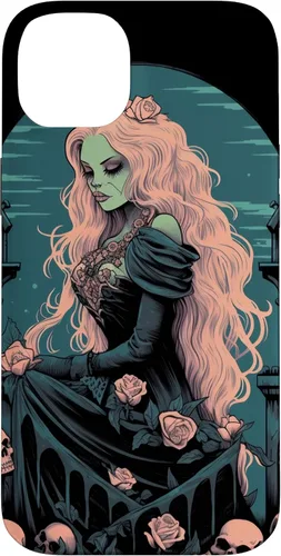 Miniatura 14 de Funda para iPhone 13 Pro Gothic Girl Pastel Goth Wiccan Pagan Anime Nu Goth Grunge