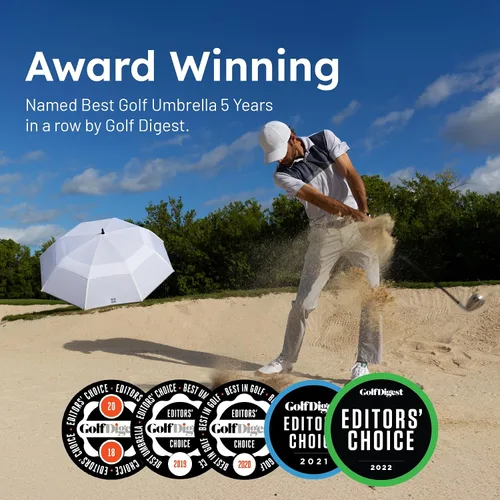 Miniatura 2 de Paraguas Weatherman - Paraguas de golf - Paraguas deportivo resistente al viento hasta 55 MPH - Disponible en 2 tamaños y 5