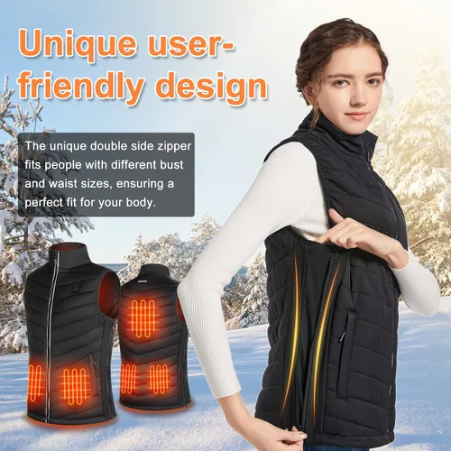 Miniatura 4 de NUNEWARES Heated VestUSB Charging Lightweight Heated JacketHeating Clothing for Men WomenOutdoor