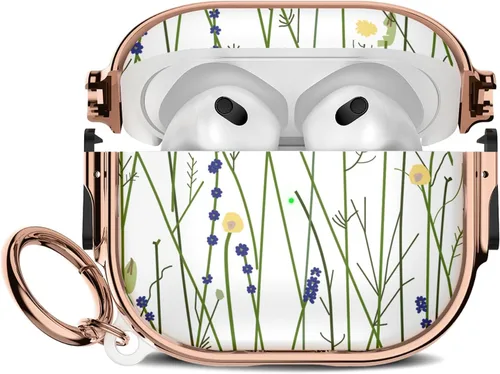 Miniatura 133 de Maxjoy para Funda Linda de AirPods 2 (2019) con Bloqueo de Seguridad, Compatible con Funda de AirPod de 2ª Generación de Mármol para Mujeres