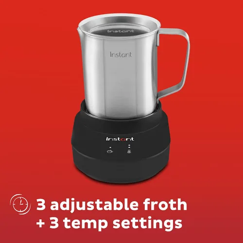 Miniatura 10 de Instant Pot Instant MagicFroth - Vaporizador y espumador eléctrico 9 en 1, jarra de acero inoxidable de 17 onzas, máquina de espuma fría y caliente