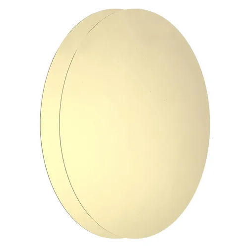 Miniatura 18 de MECCANIXITY 2 Piezas Placa Redonda de Latón, 150mm (5.91") de Diámetro Láminas de Cobre Puro, Lámina de Metal de Latón Cobre H62 de 0.5mm