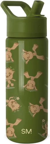 Miniatura 31 de Simple Modern - Botella de agua para niños Summit con tapa con pajilla Taza de acero inoxidable aislada de 14 onzas de Marvel Spider Man