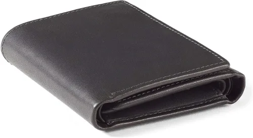 Miniatura 7 de Trifold con tarjeta portafolios talla única Aceite Negro