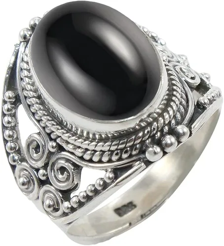 Miniatura 12 de Anillo de Plata Esterlina 925 para Mujeres con Piedra Preciosa Natural, Anillo de Compromiso de Plata Esterlina, Piedra Natal de Junio con Engaste