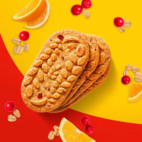 Miniatura 5 de belVita Galletas de barras de desayuno, naranja arándano, 8 paquetes (4 galletas por paquete)
