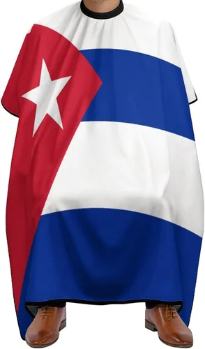 Bandera de Cuba - Capa de peluquería para adultos, para peluquería en casa, peluquería