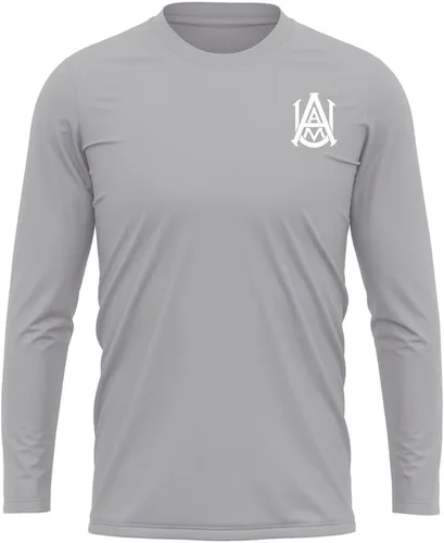 Miniatura 331 de Camisa deportiva de manga larga oficial de la NCAA Collegiate para hombre, con logotipo en el pecho izquierdo, colección Athletic Heather