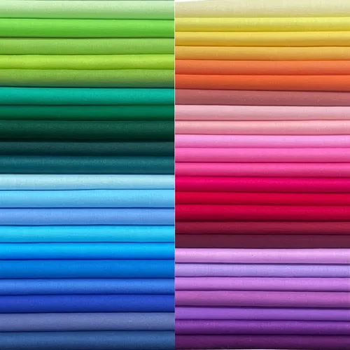 Miniatura 11 de 5" x 5" 50 PIEZAS 100% Algodón Paquetes de Tela Floral Cuadrada para Acolchado, Suministros para Costura DIY y Principiantes en Acolchado_Azul