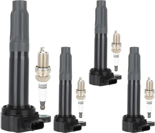 Miniatura 4 de Bobinas de bobina de encendido y bujías de iridio UF668 2010 2011 2012 para Subaru Legacy Outback H4 2.5L