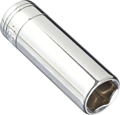 SK Tools USA 41708 - Unidad de 1/4", 0.472 in, 6 puntos, enchufe cromado profundo