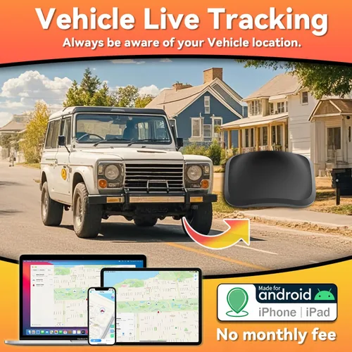 Miniatura 2 de Rastreador de vehículos con GPS en tiempo real resistente a la intemperie – Diseño magnético, sin tarifas mensuales – Rastreador de coche oculto