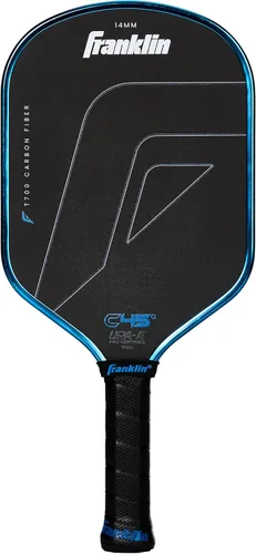 Miniatura 21 de Franklin Sports Paletas profesionales de Pickleball – Serie de fibra de carbono C45 - Aprobadas oficialmente por USAP + UPA – Diseño para jugadores