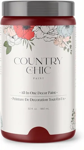 Miniatura 142 de Country Chic Pintura todo en uno estilo tiza para muebles, gabinetes, decoración del hogar, ecológica, acabado mate, imprimación incorporada y capa