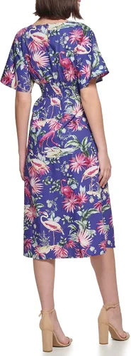 Miniatura 3 de Kensie Women's Shortsleeve Fit & Flare Midi Dress