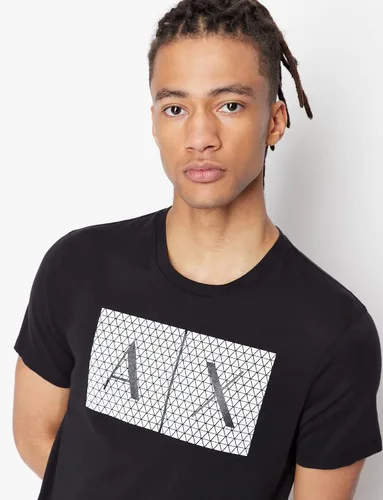 Miniatura 2 de AX Armani Exchange - Camiseta con logotipo de cuello redondo para hombre