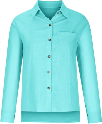 Miniatura 107 de SMIDOW Camisa de algodón y lino con botones para mujer
