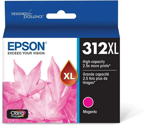 Miniatura 2 de Epson 312 Claria Photo HD Cartucho magenta de alta capacidad (T312XL320-S) 314 Claria Photo HD Ink Cartucho gris de alta capacidad (T314XL720-S)
