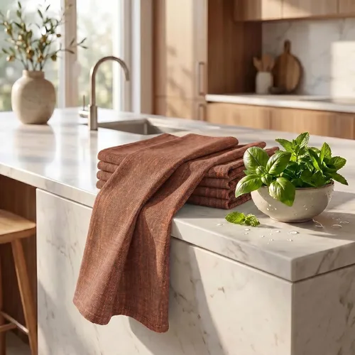 Miniatura 40 de Urban Villa Toallas de cocina 100% algodón para cocina (juego de 6) 20"x30" toallas de cocina altamente absorbentes, juego de ropa de cocina