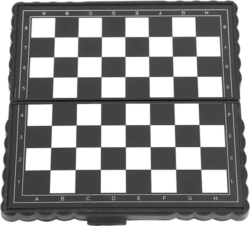 Miniatura 4 de Fydun Portable Magnetic Folding Chess Set Light Plastic Chessboard for Family and Party Fun
